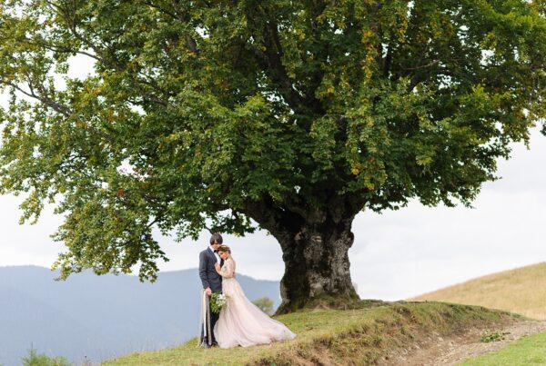 Karen Jay Celebrant Marrying Couple Under A Tree